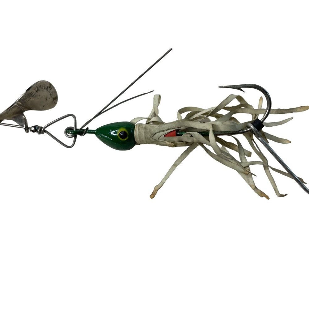 Vintage Fishing Lure Fred Arbogast Hawaiian Wiggler Double Hook Spinnerbait u